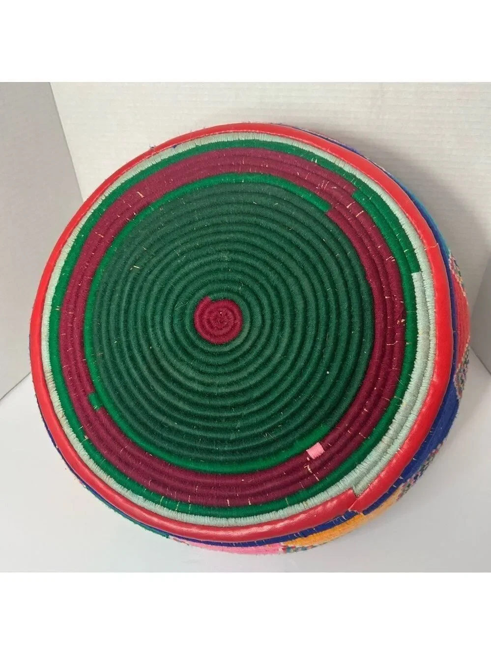 Large Colorful Hand Woven Mesob Ethiopian Serving Basket House Decor Storage